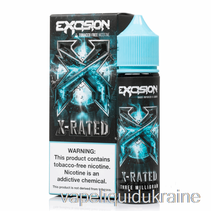 Vape Liquid Ukraine X-Rated - Excision - Alt Zero - 60mL 6mg